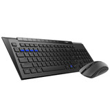 Rapoo 8200M Multi-Mode Wireless Keyboard & Mouse Set bluetooth 3.0/4.0/2.4GHz 113 Keys Keyboard 1600DPI Mouse Office Business Keyboard & Mouse Combo