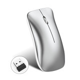 HXSJ T27 2.4GHz Wireless Rechargeable Mouse 1600DPI Thin Optical Ssilent Office Business Gaming Mouse with USB Receiver for Computer Laptop PC