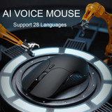Inphic PS6 Wireless Voice Mouse iFLYTEK Multilingual Recognition AI Voice Typing Mouse for Office