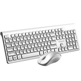 uFound R753 2.4G Wireless Keyboard & Mouse Set Chocolate Button Business Office Silent 106 Keys Keyboard 1200DPI Mouse Kit for Mac Windows