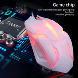 Ergonomic Wired Gaming Mouse Button LED 2000 DPI USB Computer Mouse Gamer Mice S1 Silent Mause With Backlight for PC Laptop