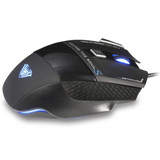 AULA S12 Wired Gaming Mouse 3500DPI 6 Gears Adjustable Avago Customized Chip Macro Programming RGB Mouse For Laptop Desktop PC