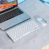 Wireless Keyboard and Mouse Combo 2.4G Ultra Slim Compact Portable Cordless Keyboard for PC Desktop Computer Notebook Laptop