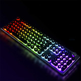 ALUA T200 Mouse Keyboard Set 104 Keys Mechanical Feel RGB Keyboard With 1200DPI 4 Colors Backlight Gaming Mouse For PC