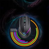 AULA F805 RGB Wired Gaming Mouse 6400 DPI with 7 Programmable Buttons Ergonomic Comfortable Optical Gaming Mice for USB Laptop Desktop Computer