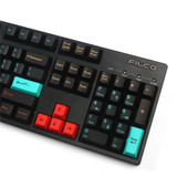 MechZone 126 Keys Metropolis Keycap Set Cherry Profile Sublimation PBT Keycaps for 60/87/104/108 Keys Mechanical Keyboards
