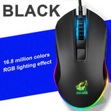 Free Wolf V1 Wired Silent Gaming Mouse 2400dpi Breathing Backlight USB Wired Gamer Mice for Desktop Computer Laptop PC