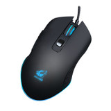 Free Wolf V1 Wired Silent Gaming Mouse 2400dpi Breathing Backlight USB Wired Gamer Mice for Desktop Computer Laptop PC