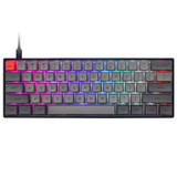 Geek Customized GK61X Hot Swappable 60% RGB Keyboard Customized Kit PCB Mounting Plate Case