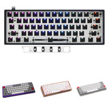 Geek Customized GK61X Hot Swappable 60% RGB Keyboard Customized Kit PCB Mounting Plate Case