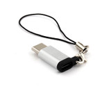 Bakeey Type-C Adapter Typec to Micro USB Convertor with Keychain For Huawei P30 P40 MI10 Note 9S
