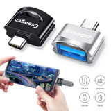 Essager USB Type C OTG Adapter USB C Connector USB C Type C To USB 3.0 OTG For Samsung Note S20 ultra S10 mi 9 Oneplus 7 Pro 6t