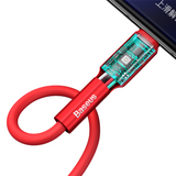 Baseus 3A Type C Data Cable Fast Charging For Mi10 9Pro K30 Huawei P30 P40 Pro Oneplus 7T Pro