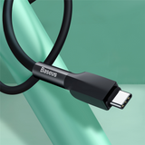 Baseus 3A Type C Data Cable Fast Charging For Mi10 9Pro K30 Huawei P30 P40 Pro Oneplus 7T Pro