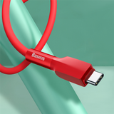 Baseus 3A Type C Data Cable Fast Charging For Mi10 9Pro K30 Huawei P30 P40 Pro Oneplus 7T Pro