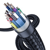 Baseus 1080P HD Male to Male VGA to HDMI Audio Adapter Convertor Cable For Projector PS4 PC TV Box
