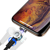 Bakeey Type C Micro USB 180° Rotating Magnetic Data Cable 3 In 1 Fast Charging Line For Mi10 Note 9S Huawei P40 Pro