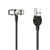 Bakeey Type C Micro USB 180° Rotating Magnetic Data Cable 3 In 1 Fast Charging Line For Mi10 Note 9S Huawei P40 Pro