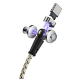 Bakeey Type C Micro USB 180° Rotating Magnetic Data Cable 3 In 1 Fast Charging Line For Mi10 Note 9S Huawei P40 Pro