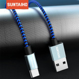 SUNTAIHO Data Cable Type C Micro USB Charging Line Fast Charging For MI10 Note 9S S20 Oneplus 8Pro