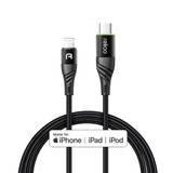 MCDODO RCA-650 MFi Lightning USB Type-C Data Cable 18W PD Fast Charging Line for iPhone 8Plus XS 11Pro Mi10 Note 9S