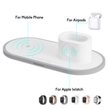 3 In 1 10W QI Wireless Charger Fast Charging Stand For iPhone Xs/Xr/Xs for Samsung Galaxy S9/S9