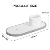 3 In 1 10W QI Wireless Charger Fast Charging Stand For iPhone Xs/Xr/Xs for Samsung Galaxy S9/S9