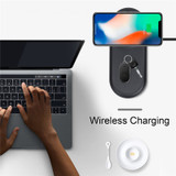 Bakeey Thin Universal QI Wireless Charger Plate For Android Phones Charging Storage
