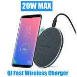 Bakeey Qi Wireless 15/20W Fast Quick Wireless Charger Charging Pad for Samsung Huawei