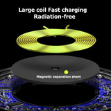 Bakeey 20W Qi Wood Grain Wireless Charger Pad Quick Fast Charger Base Plate for Samsung Huawei