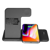 Bakeey 4 in 1 Foldable 15W Qi Fast Wireless Charger Stand Dock Station for Airpods Pro iWatch for iPhone 12 Pro Max for Samsung Galaxy Note S20 ultra for Huawei Mate40