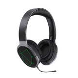 AWEI A799BL Gaming Headset Wireless bluetooth Headphones Stereo Foldable Noise Reduction Light Headset Headphone with Mic (Black)