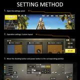 MEMO AKPAD Gamepad Gaming Controller Joystick Shooter Trigger Button for IPad Tablet PUBG Mobile Game