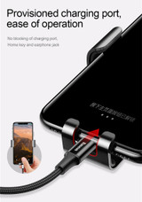 Baseus Metal Gravity Linkage Auto Lock Car Mount Air Vent Holder Stand for Samsung S9 Mobile Phone