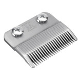 2pcs Sliver 2 Hole Clipper Blade Cutter Metal Bottom Cutter For Wahl Electric Shear Hair Clipper (Sliver)
