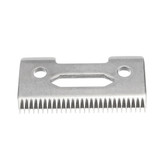 2pcs Sliver 2 Hole Clipper Blade Cutter Metal Bottom Cutter For Wahl Electric Shear Hair Clipper (Sliver)