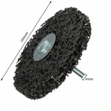 100mm Rust And Paint Removal Polycarbide Abrasive Stripping Disc 6mm Shank Wheel