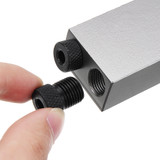 Drillpro 6/8/10mm Oblique Hole Positioner Grey Woodworking Guide Locator Pocket Hole Jig