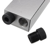 Drillpro 6/8/10mm Oblique Hole Positioner Grey Woodworking Guide Locator Pocket Hole Jig