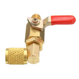 90 Degree Ball Valve Metal Handle for R410A R134A
