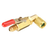 90 Degree Ball Valve Metal Handle for R410A R134A