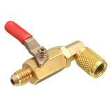 90 Degree Ball Valve Metal Handle for R410A R134A