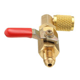 90 Degree Ball Valve Metal Handle for R410A R134A