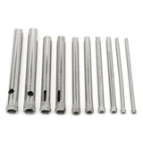 10pcs 3-7mm Diamond Hole Saw Drill Bit Set Tile Ceramic Glass Porcelain Marble Hole Saw
