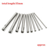 10pcs 3-7mm Diamond Hole Saw Drill Bit Set Tile Ceramic Glass Porcelain Marble Hole Saw