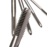 Doersupp 5pcs M3-M8 HSS Spiral Point Machine Screw Plug Tap Metric Straight Flute Thread Hand Tool
