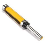 Drillpro 1/4 Inch Shank Flush Trim Router Bit Woodworking Tool Top With Bottom Bearing