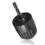 0.8-10mm 3/8 Inch 24UNF Keyless Drill Chuck Adapter 1/4 Inch Hex Shank Keyless Chuck Driver