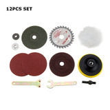 Drillpro 9mm Conversion Shank M10 Arbor Mandrel Polishing Grinding Cutting Tool Accessoriess Change Electric Drill Into Angle Grinder Woodworking