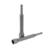 Drillpro 7pcs 1/4 Inch Hex Socket Adapter 5-12mm Magnetic Nut Driver Drill Bit Adapter